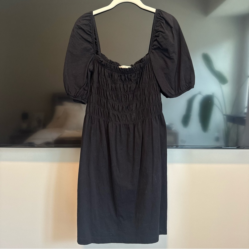 Casual Black Mini Dress